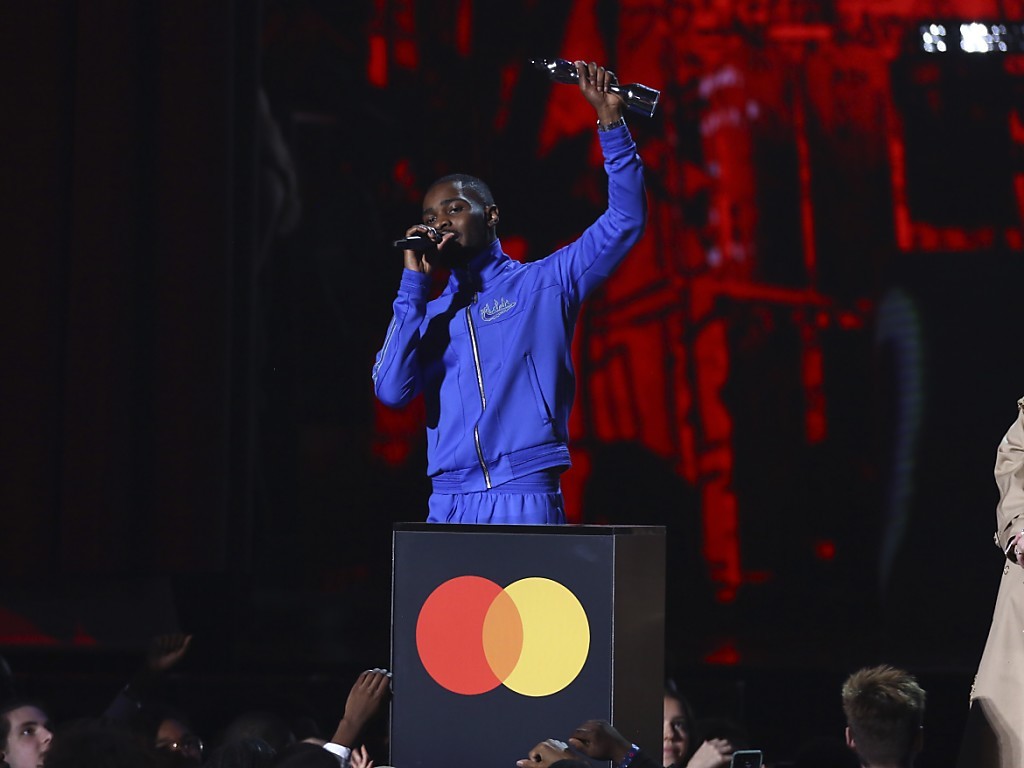 Le rappeur Dave a reçu le Brit Award du "meilleur album britannique" de l'année pour "Psychodrama".