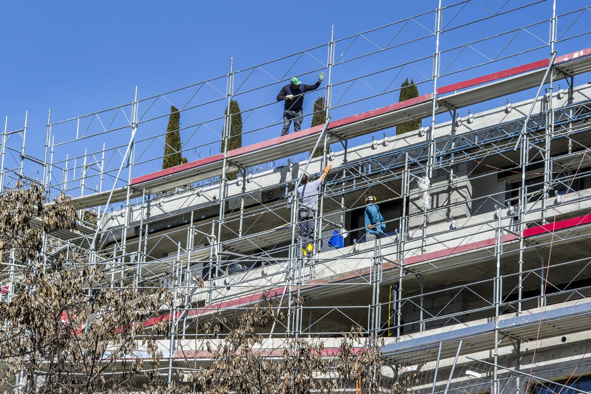 Les chantiers restent en activités malgré la pandémie.