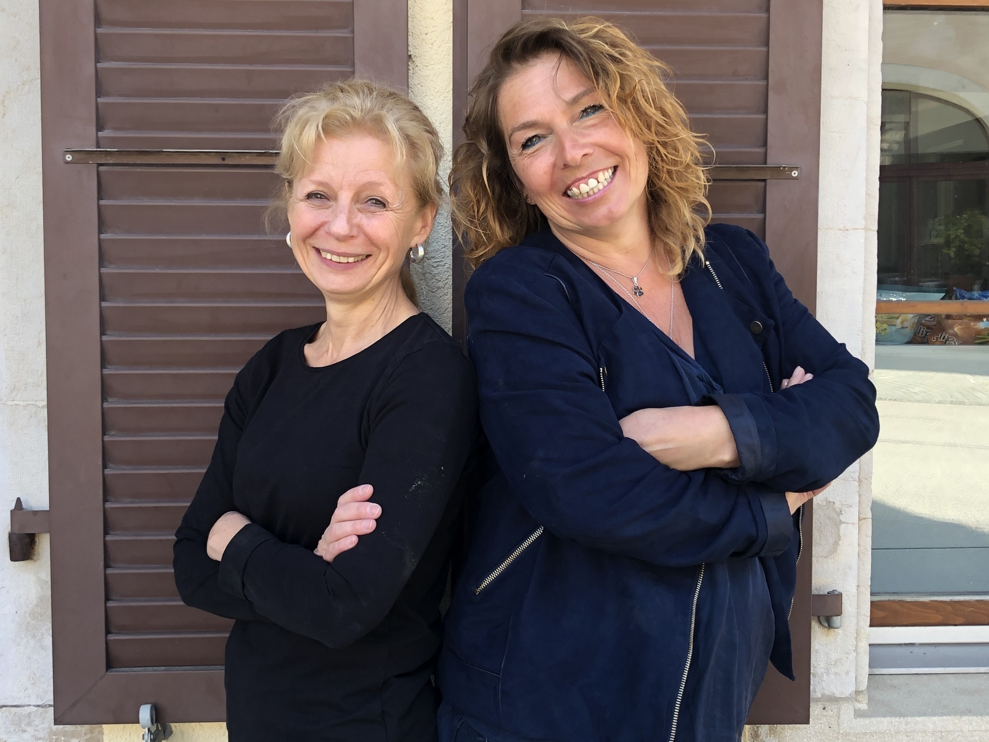 Evelyne Josseron (a g.) et Marika Chantre vont reprendre la boulangerie de Bassins.