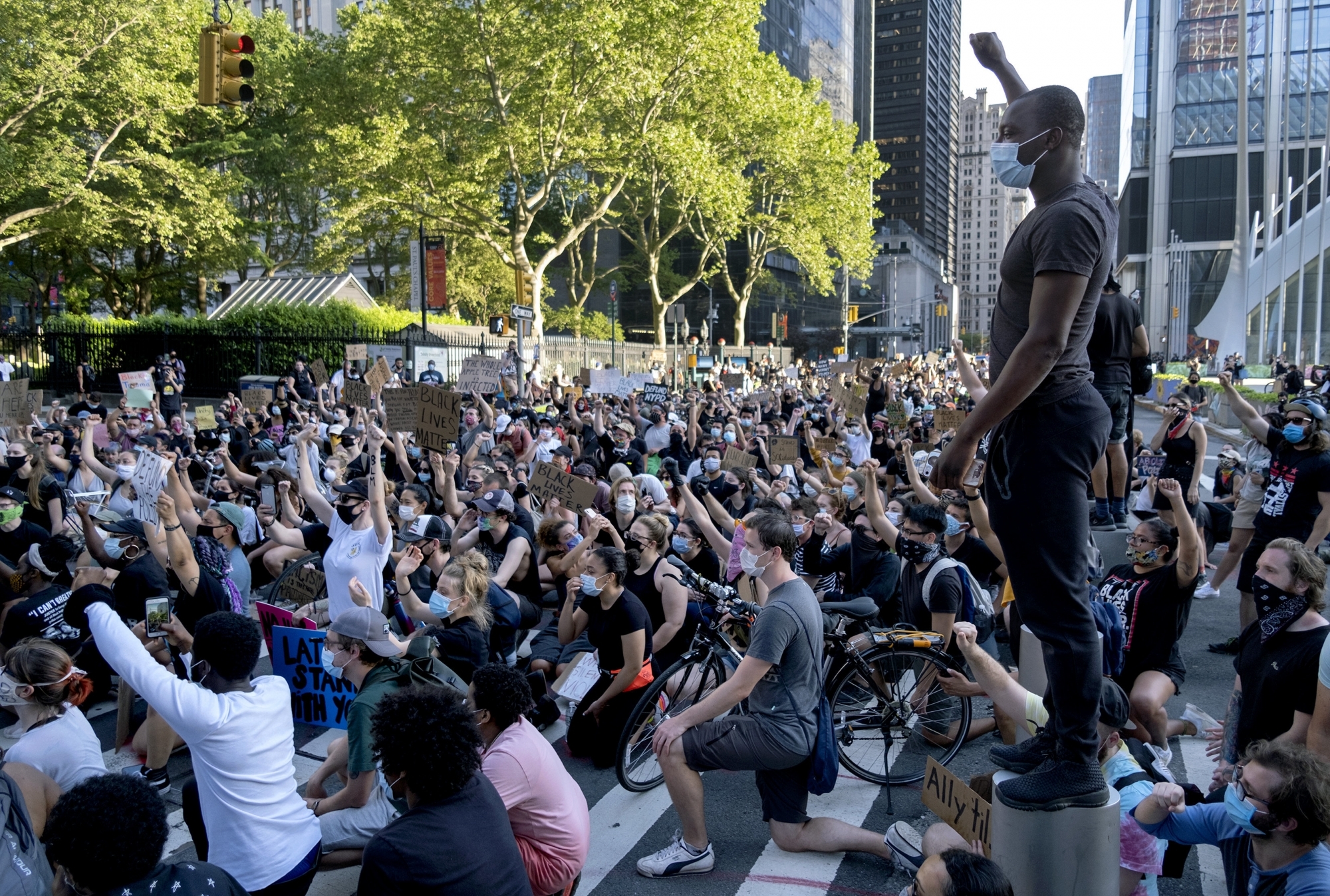 Depuis plusieurs semaines, des manifestations ont lieu presque quotidiennement à New-York.