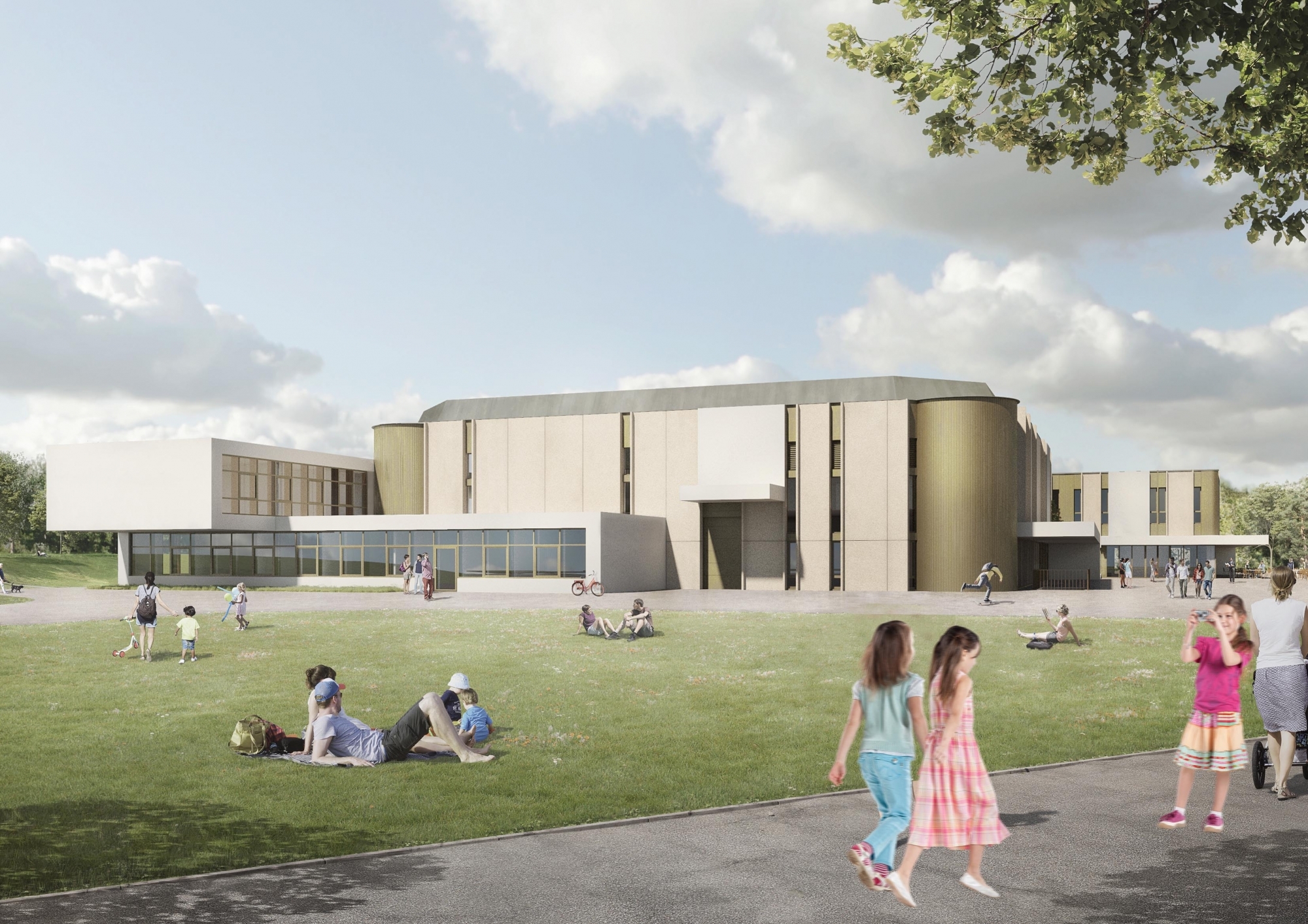Le projet Beausobre IV prévoit notamment de rénover le théâtre, d'agrandir le Conservatoire de l'Ouest vaudois et de transformer les foyers en site d'accueil et restauration en milieu scolaire.