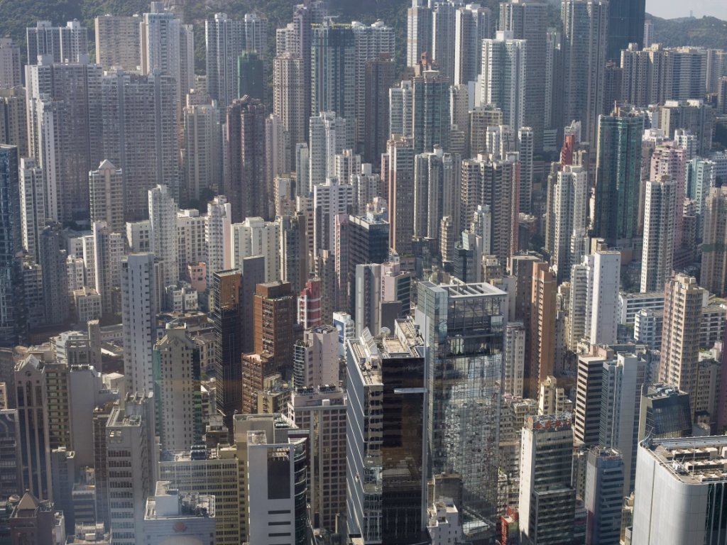 La densité de la population est de plus de 6700 habitants au kilomètre carré à Hong Kong (archives).