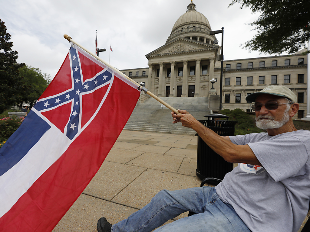 Le Mississippi est le dernier Etat à arborer l'insigne confédéré sur son drapeau depuis que la Géorgie y a renoncé en 2003 (archives).