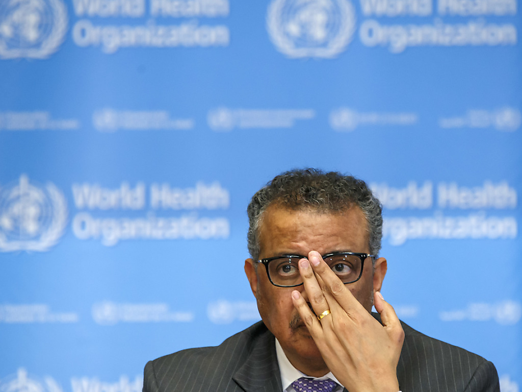 Tedros Adhanom Ghebreyesus a relevé que plus de 100'000 cas de coronavirus par jour avaient été observés ces cinq derniers jours. (Archives)