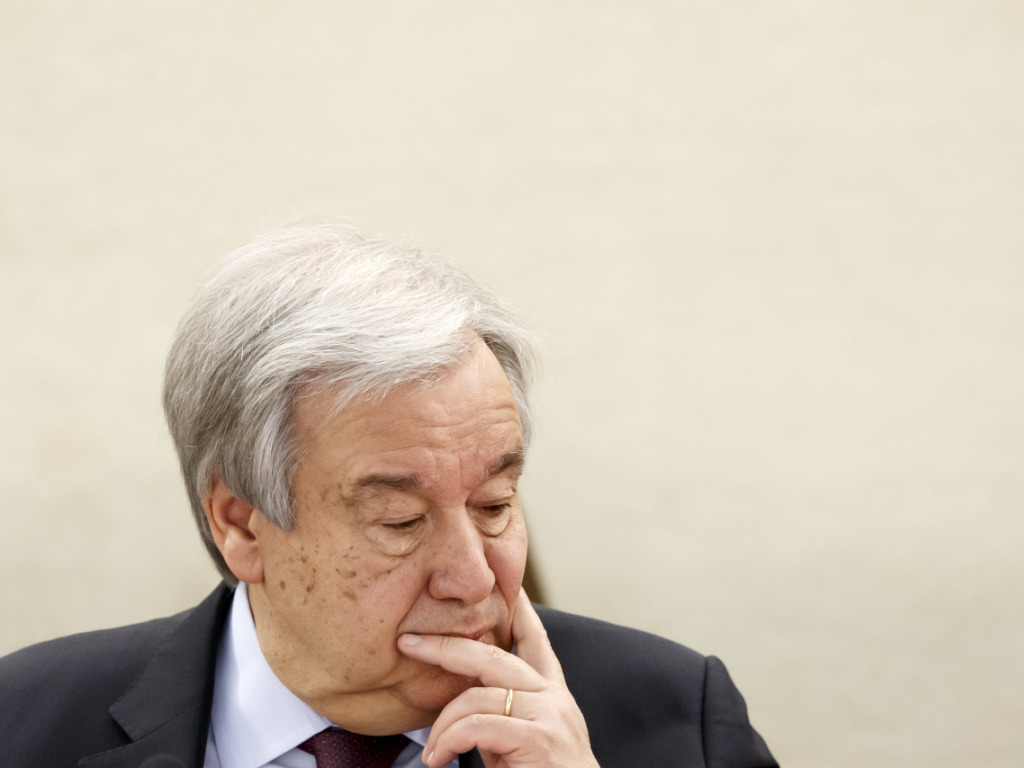 Les Etats-Unis ont formalisé leur retrait de l'OMS auprès du secrétaire général de l'ONU Antonio Guterres (archives).