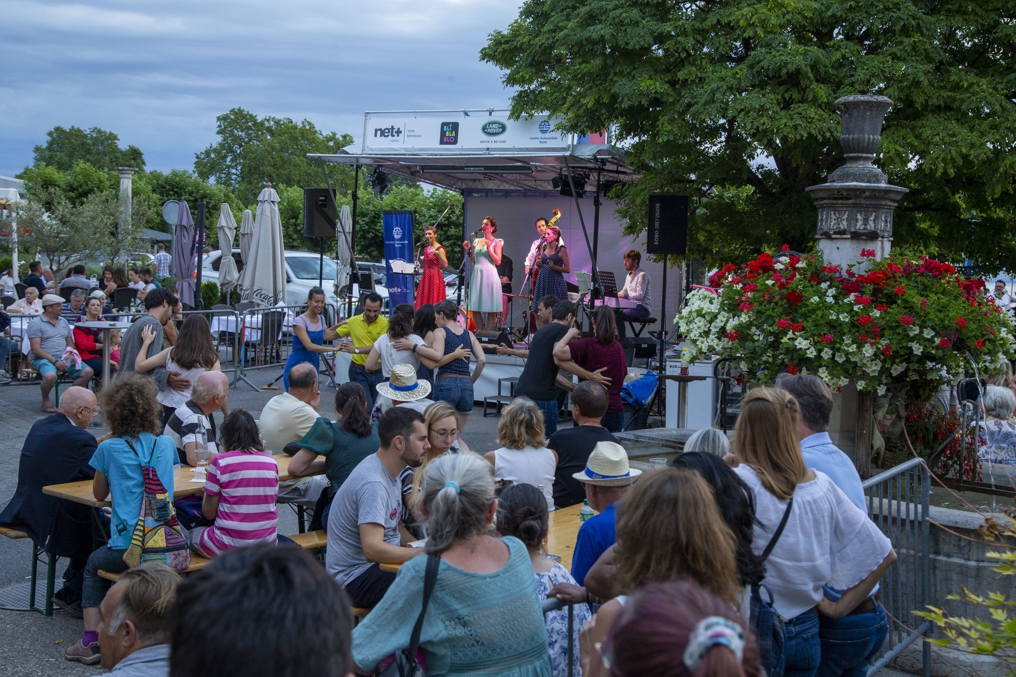 Le 9 juillet, les Swinging ladies ouvraient la 27e édition de Rive Jazzy. 