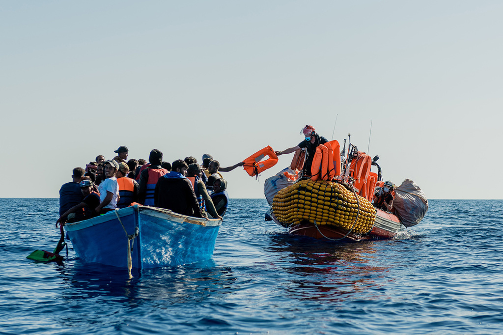 Le navire Ocean Viking est le dernier à avoir secouru des migrants en Méditerranée.