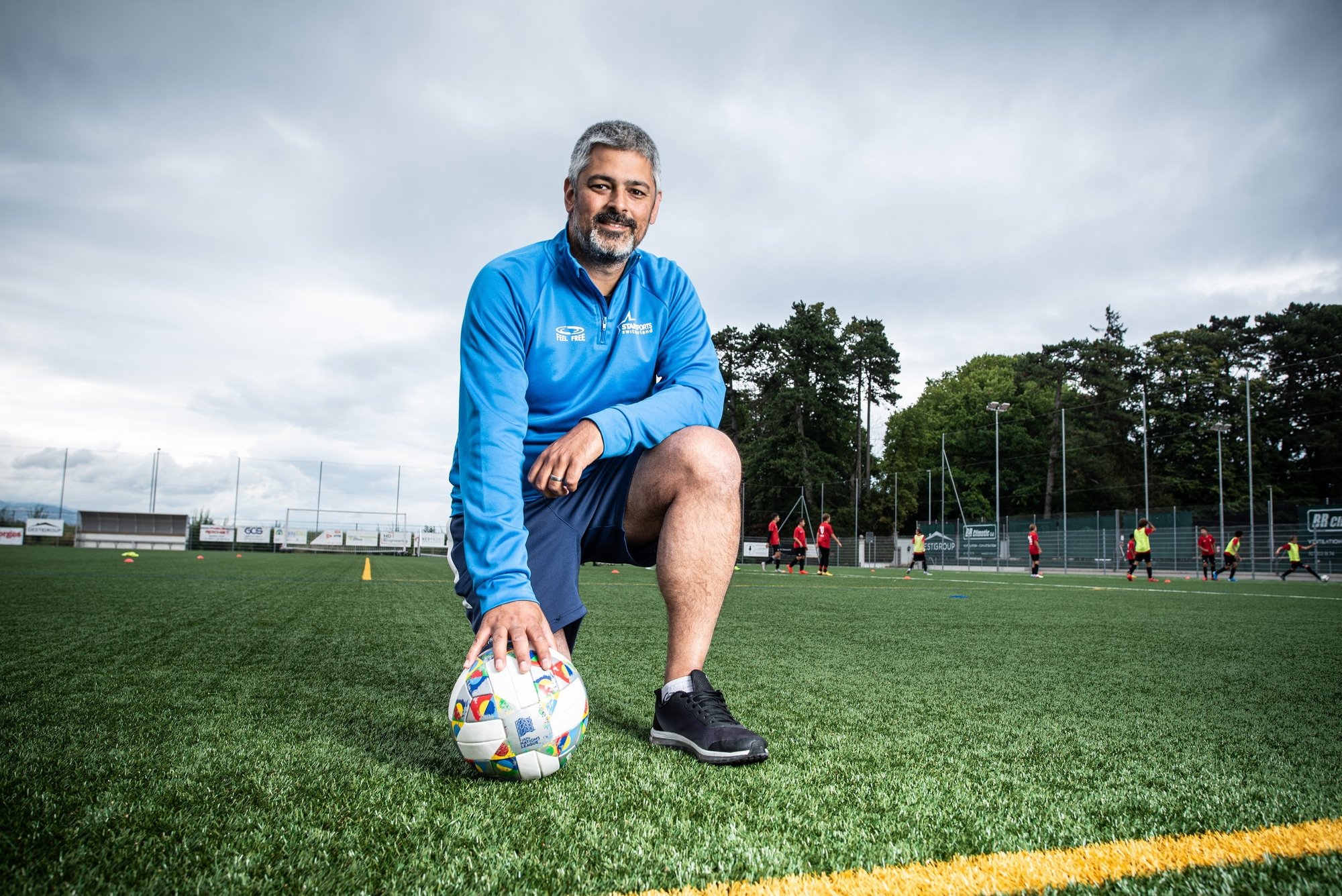 David Ashtamkar, patron de la société Star Sports, basée à Cossonay, organise des camps de foot depuis vingt ans.