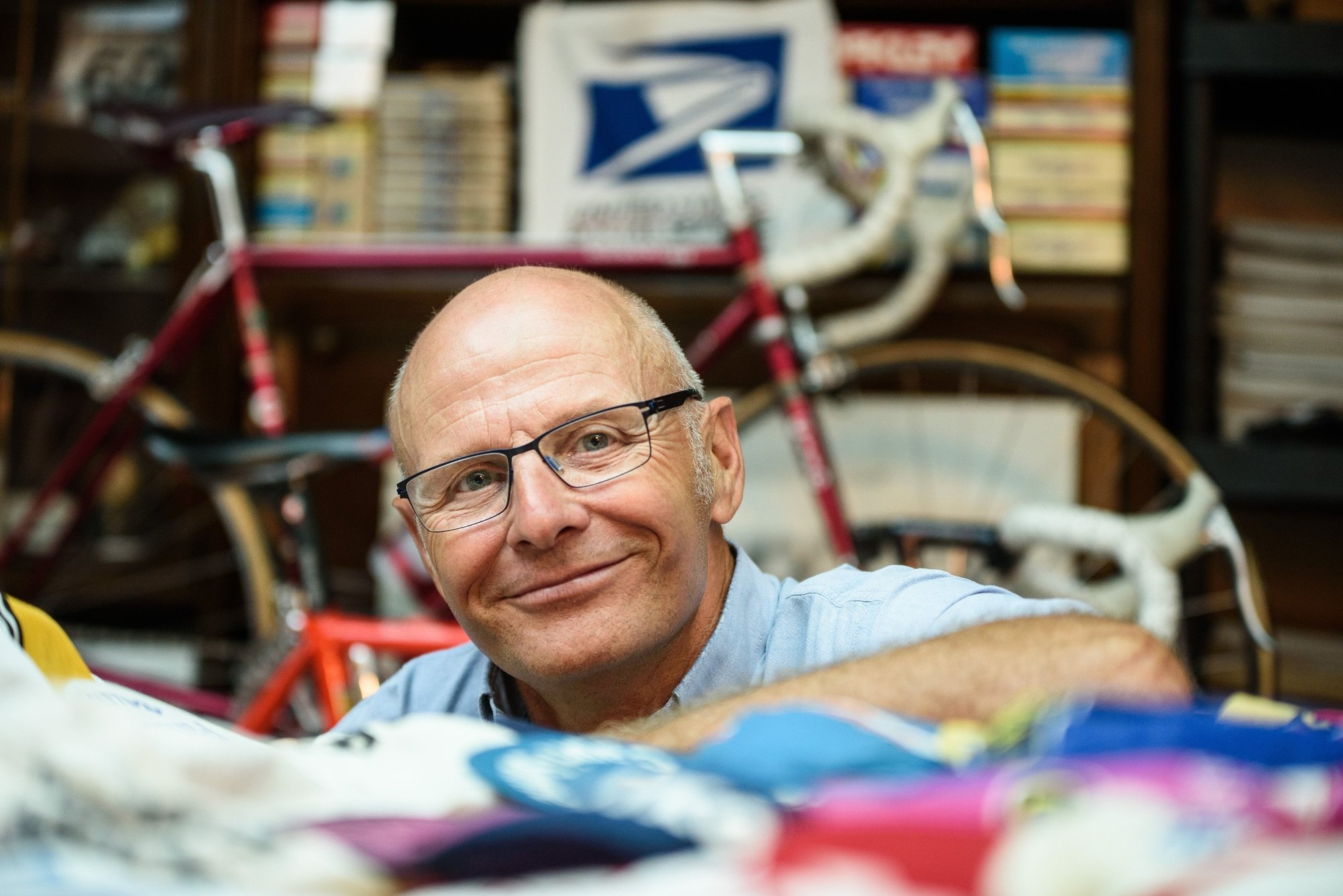 La vie de Michel Favre est rythmée par le vélo depuis plus de cinquante ans.