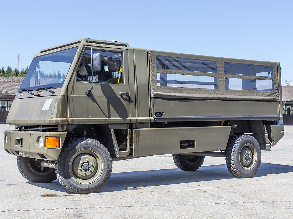 Le véhicule militaire sert au transport de troupes (archives).