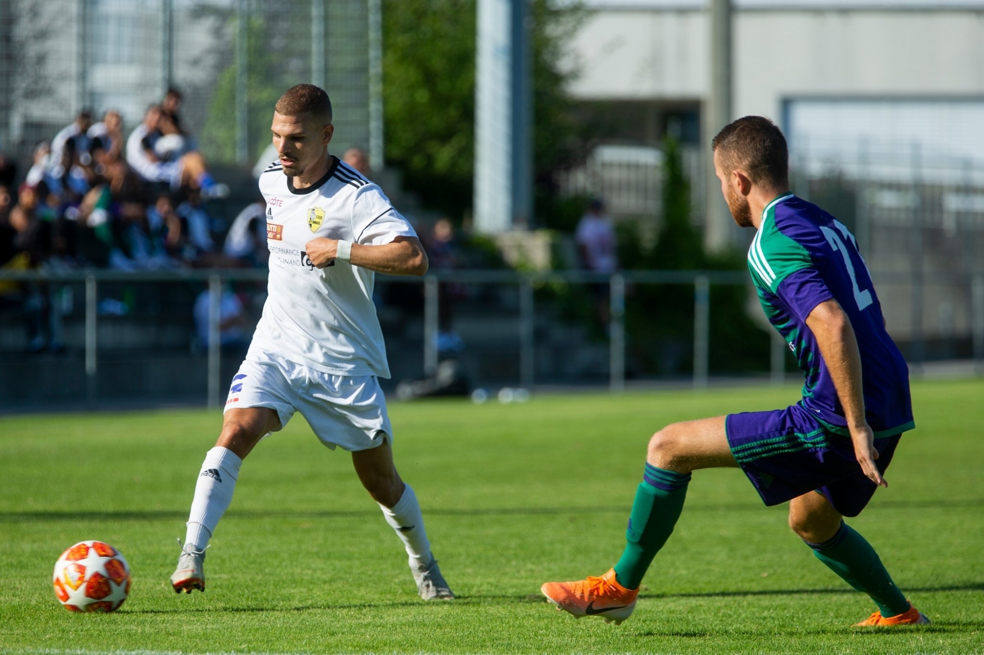 Luca Gazzetta (ici face à Terre Sainte) et les Nyonnais n'ont rien pu faire face à Nantes.