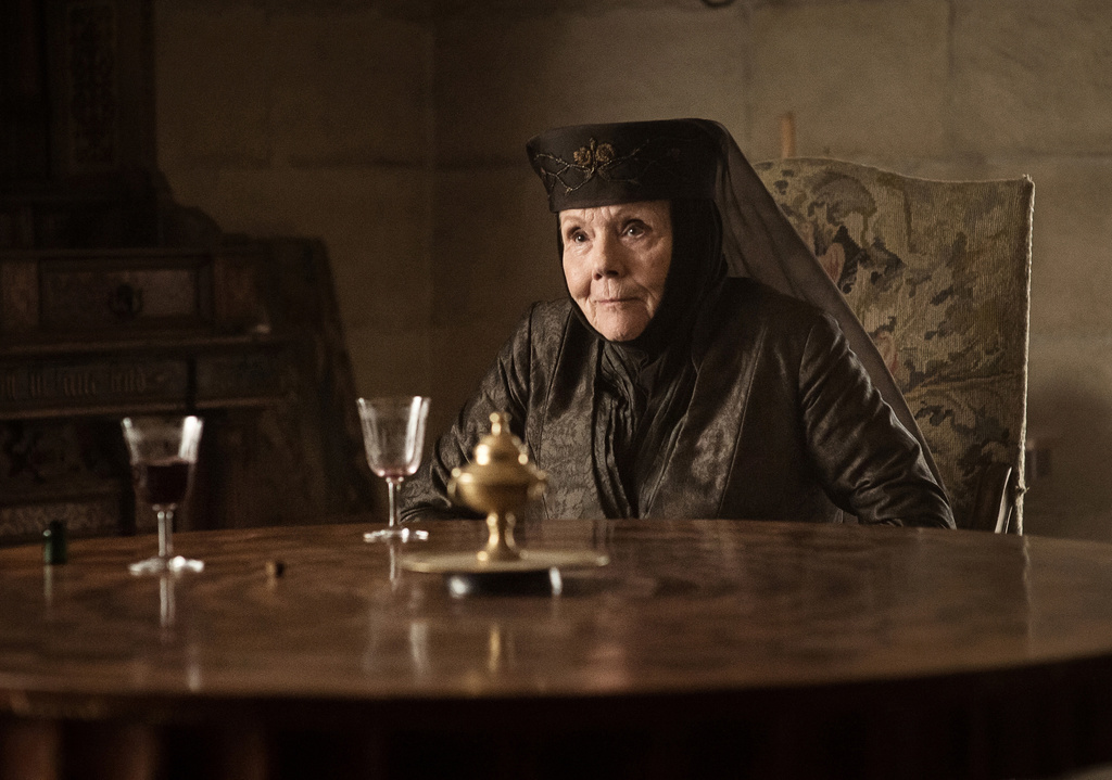 Diana Rigg a joué le rôle d'Olenna Tyrell dans Game of Thrones.