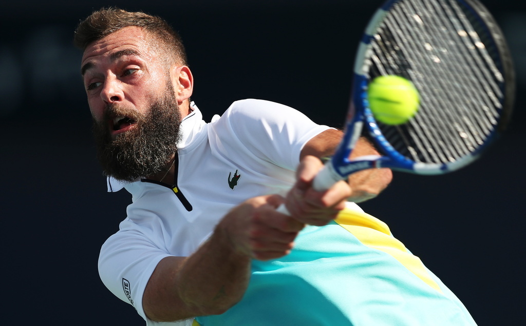 Benoît Paire (ici en février 2020 à Dubaï) est porteur du coronavirus. Ses camarades les plus proches sont placés sous haute surveillance mais ne sont pas disqualifiés de l'US Open, eux.