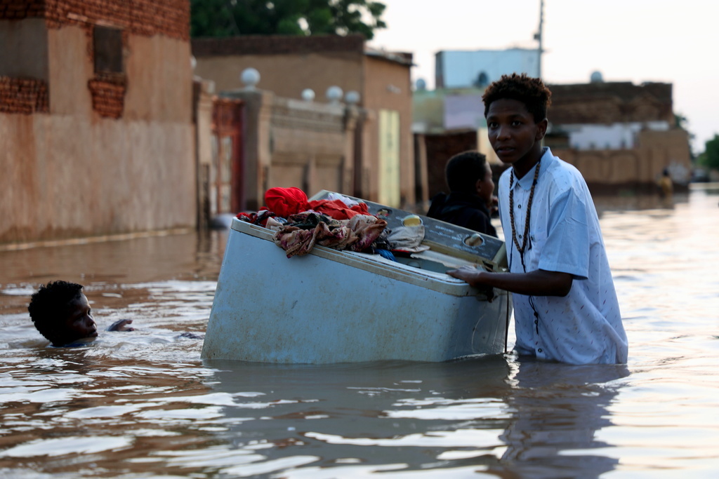 Plusieurs quartiers de Niamey, la capitale, sont toujours engloutis par les eaux. (illustration)