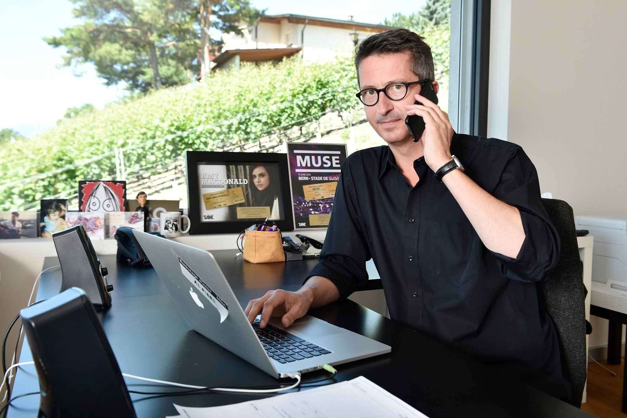 Sébastien Vuignier, ancien programmateur de Paléo, travaille maintenant pour l'agence  TAKK en Valais.