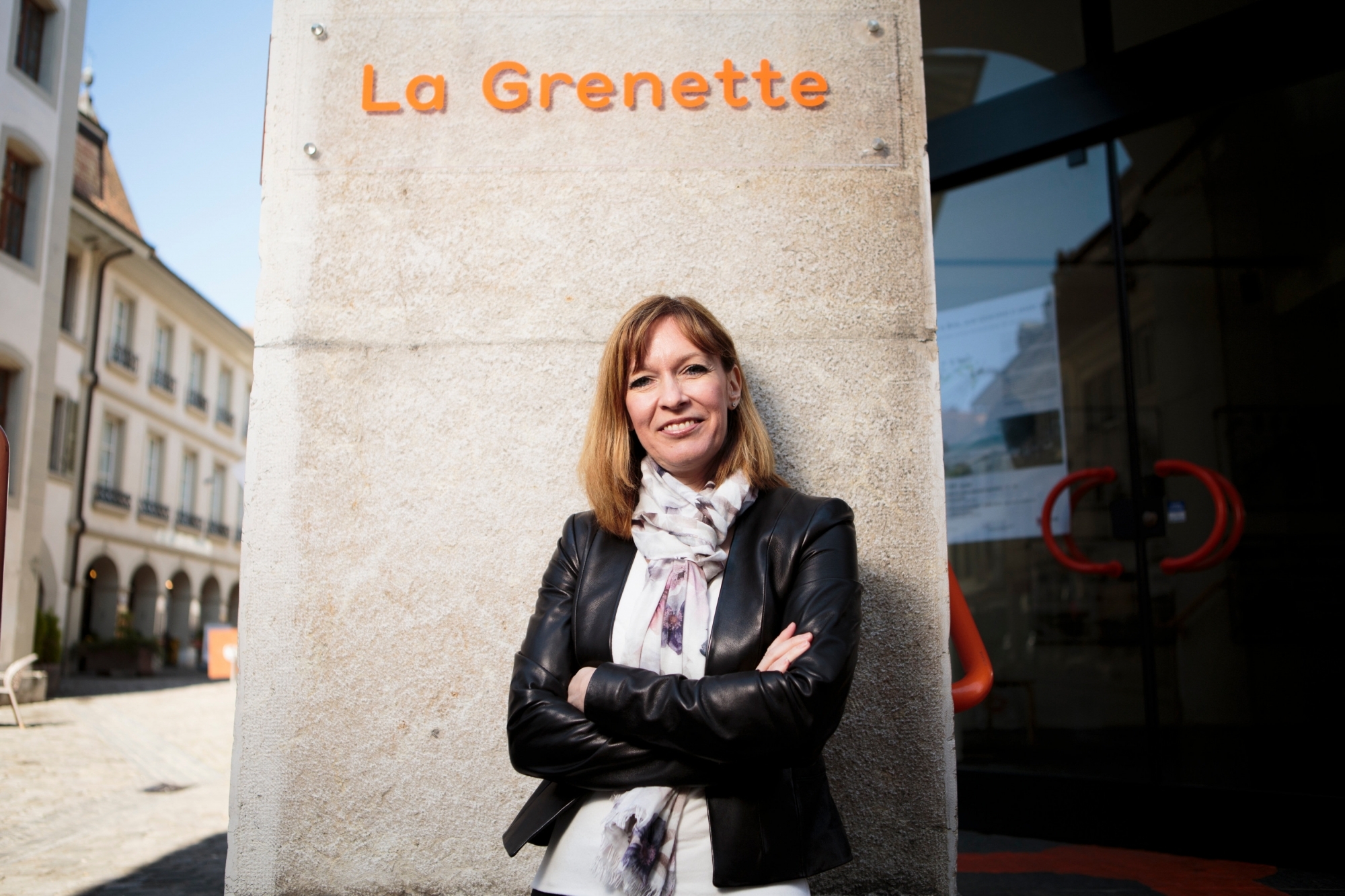 Michele Rodoni, ici devant la Grenette au centre de Nyon. Elle sera dès janvier 2021 la nouvelle patronne de la Mobilière.