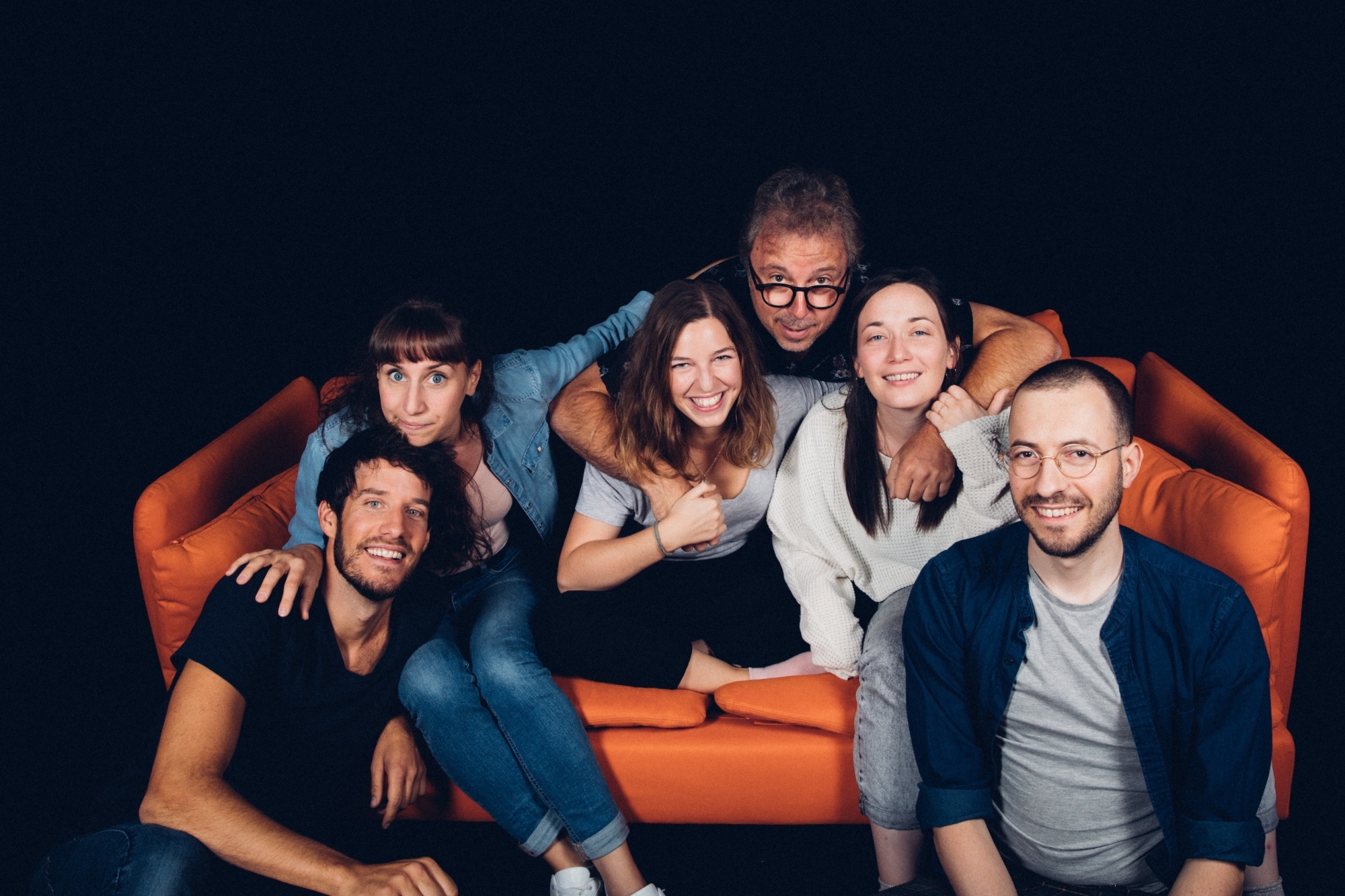 L'équipe de la revue (de g. à dr.): Frédéric Brodard, Florence Annoni, Laura Guerrero, Pascal Vincent, Aude Gilliéron et Blaise Bersinger.